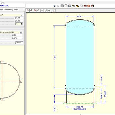 Cálculo de Vasos de Pressão em Guaíra