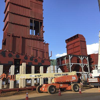 Inspeção de Fabricação de Caldeiras em Água Comprida